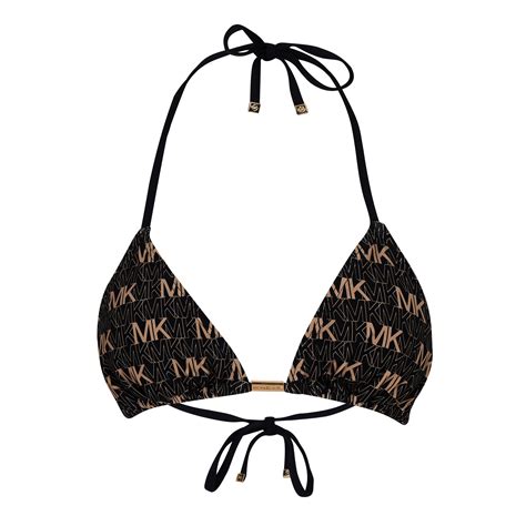 michael kors bikini top navy|Triangle Bikini Top .